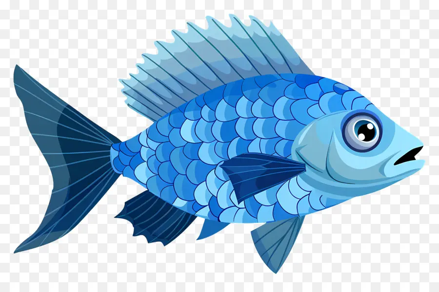 Los Peces，Pescado Azul PNG