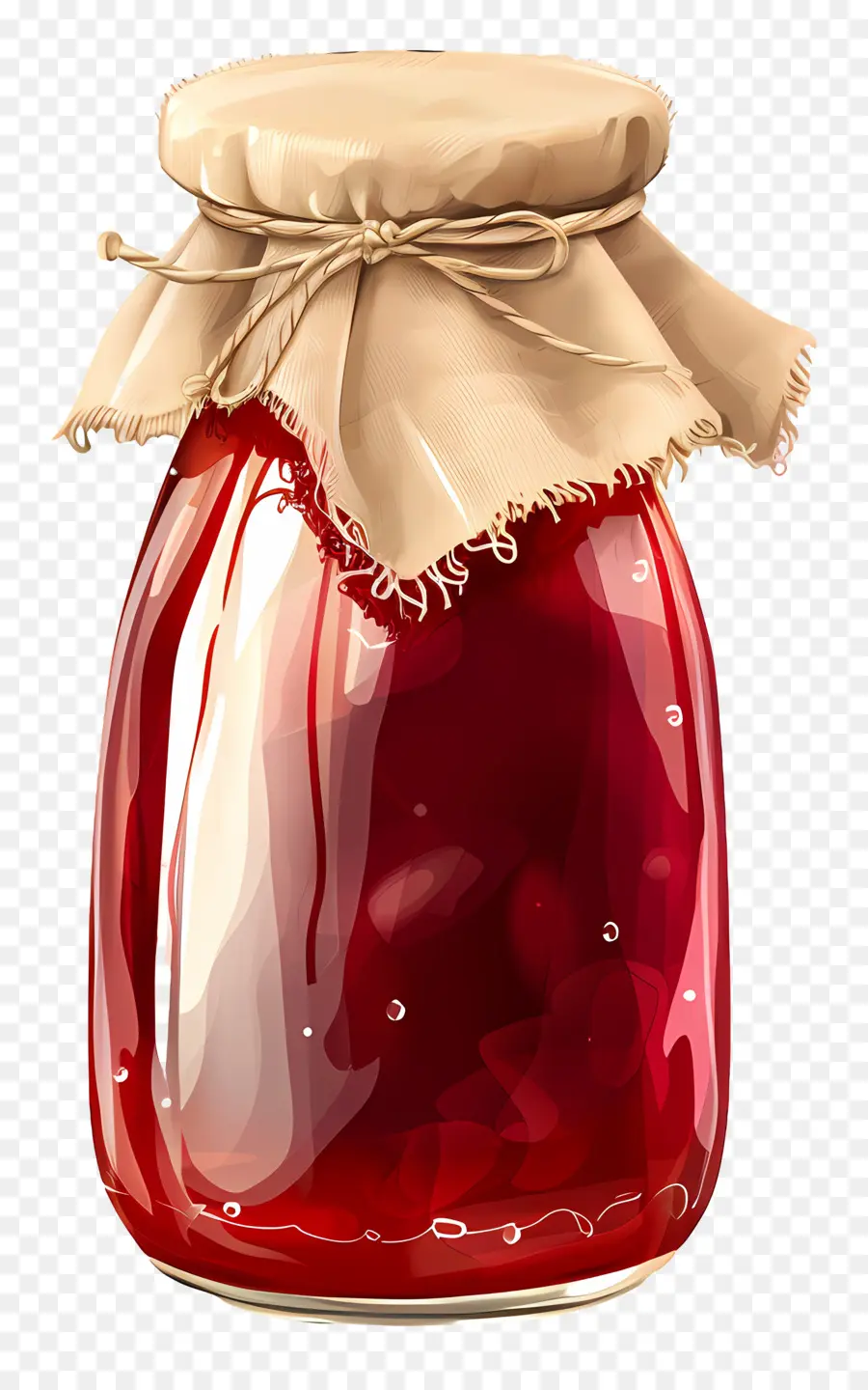 Botella De Mermelada，Jarra De Gelatina Roja PNG
