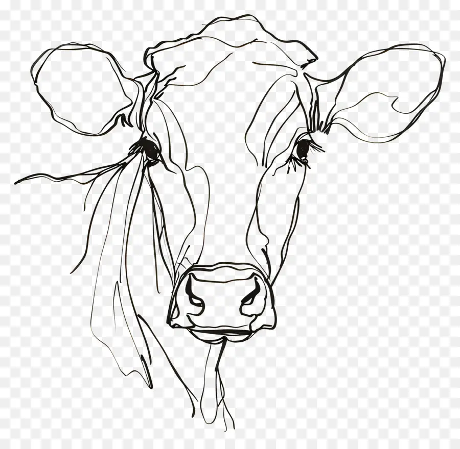 Emoji，El Dibujo De La Vaca PNG