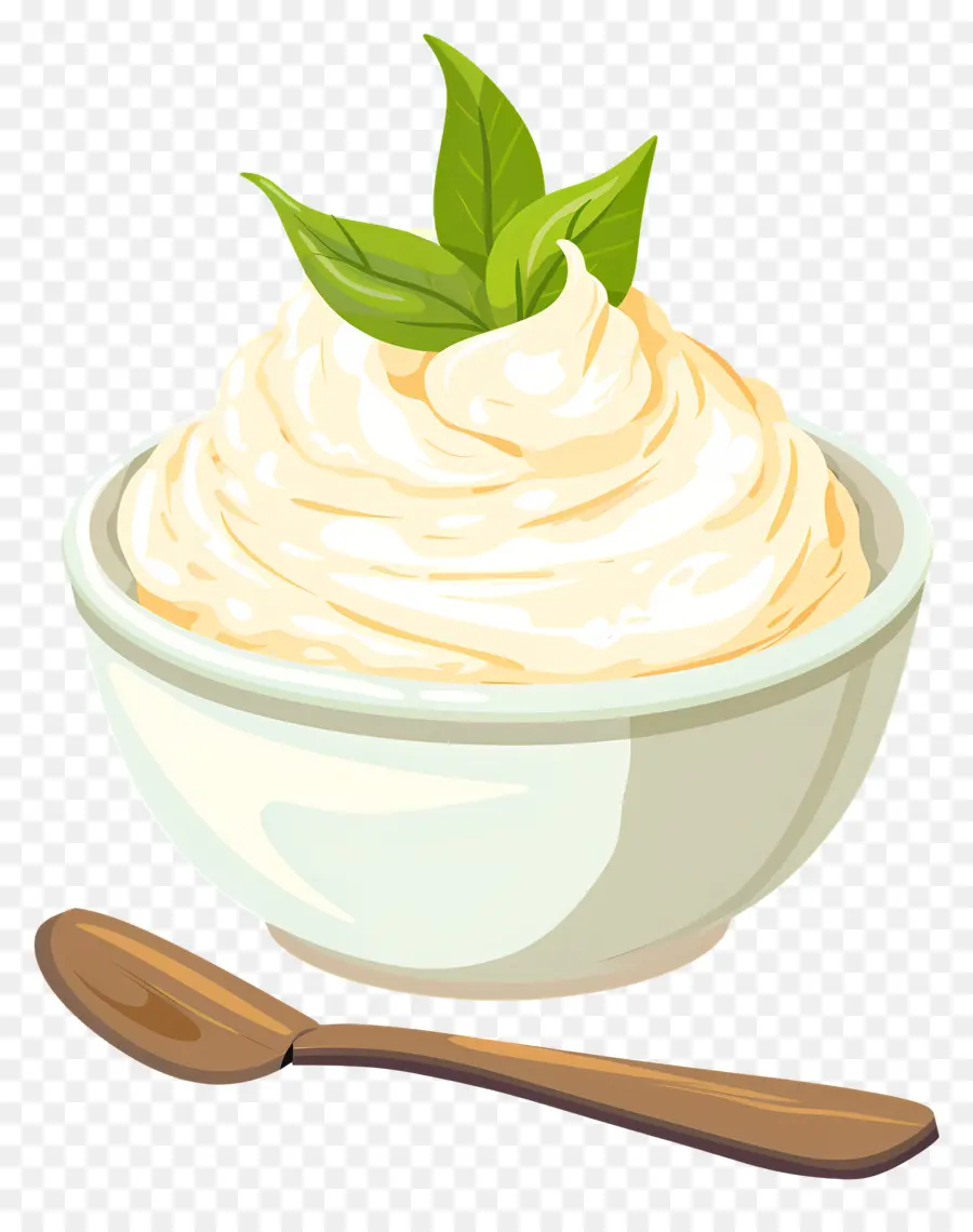 Cuajada，Crema Agria PNG