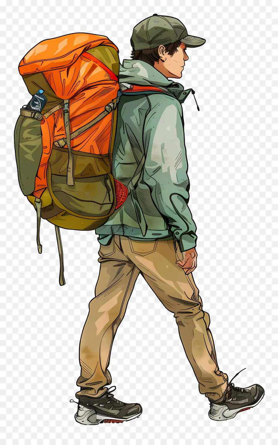 Viajero，Mochila PNG