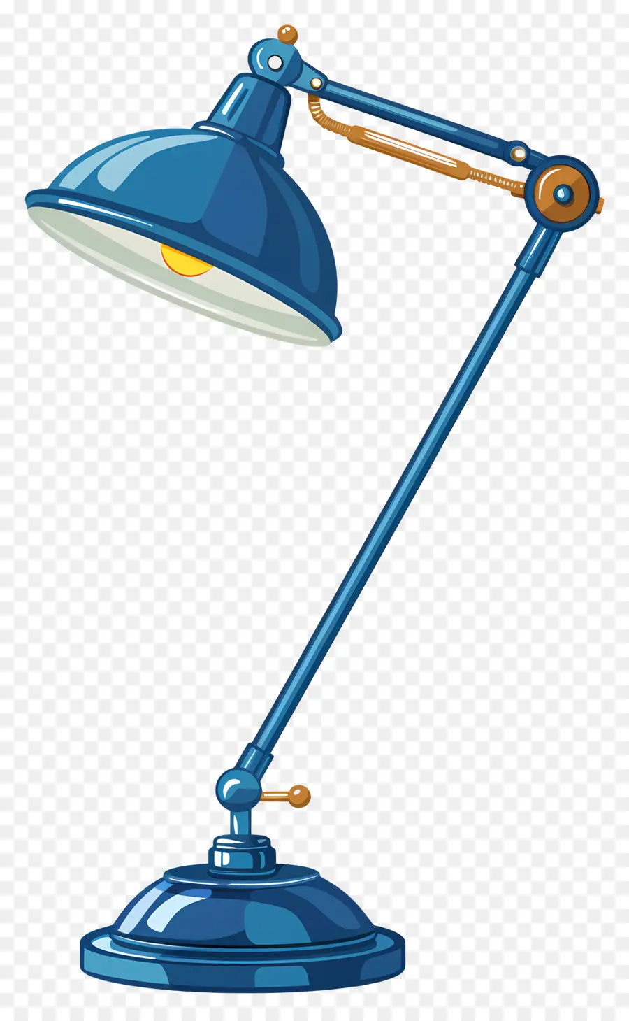 Lámpara，Lámpara De Escritorio Azul PNG