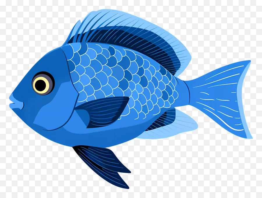 Los Peces，Pescado Azul PNG