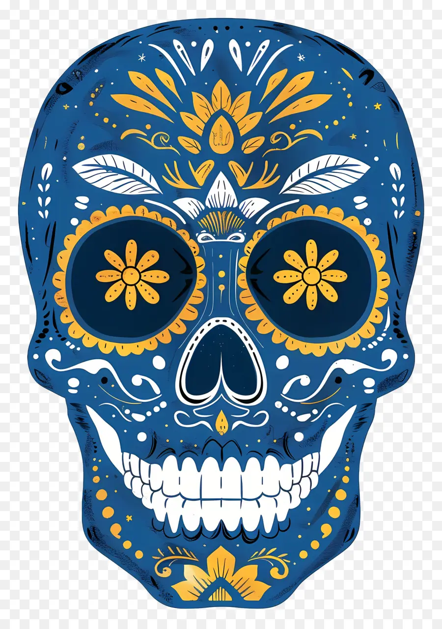 Mexicana De Cráneo，Azul Cráneo PNG