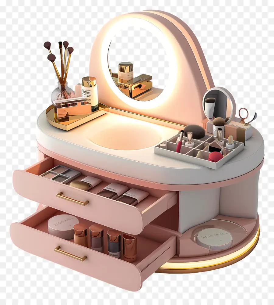 Tocador De Maquillaje，El Maquillaje De La Tabla PNG