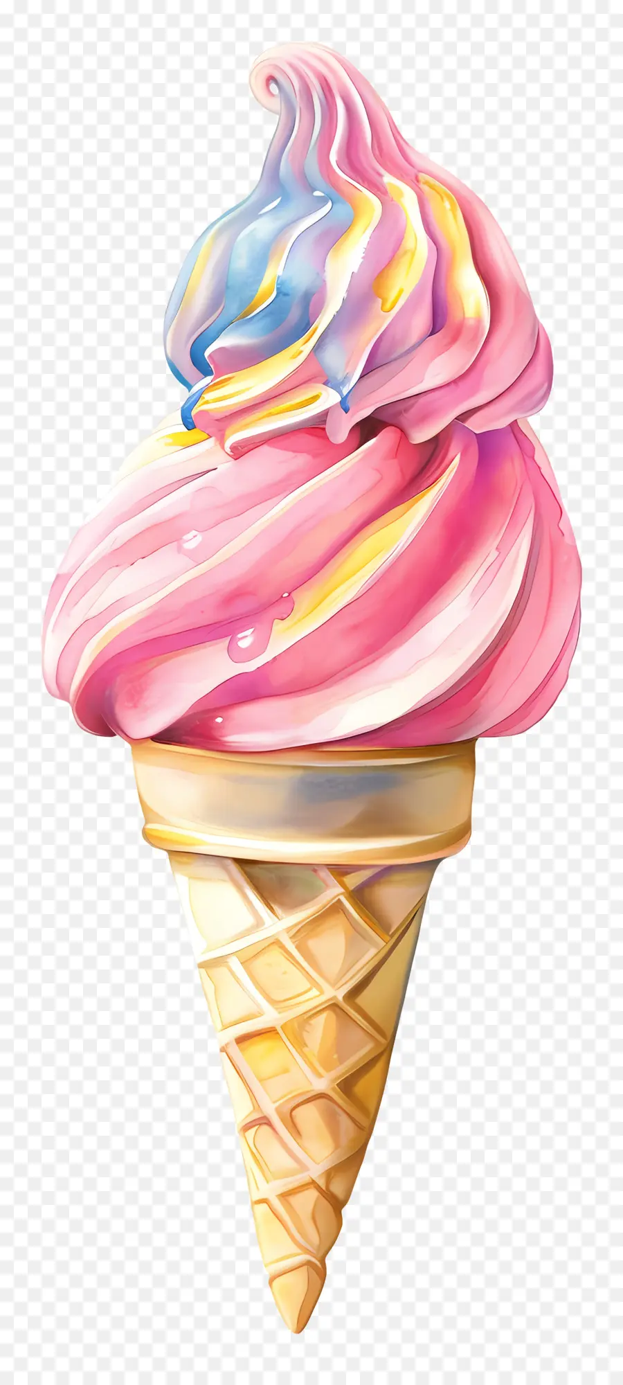 Helado，Helado Colorido PNG