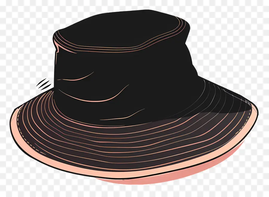 Sombrero De Cubo，Sombrero Negro PNG