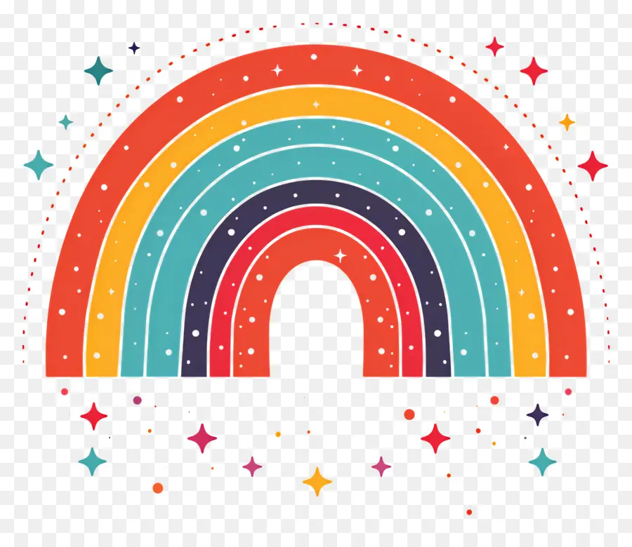 Arco Iris，Estrellas PNG