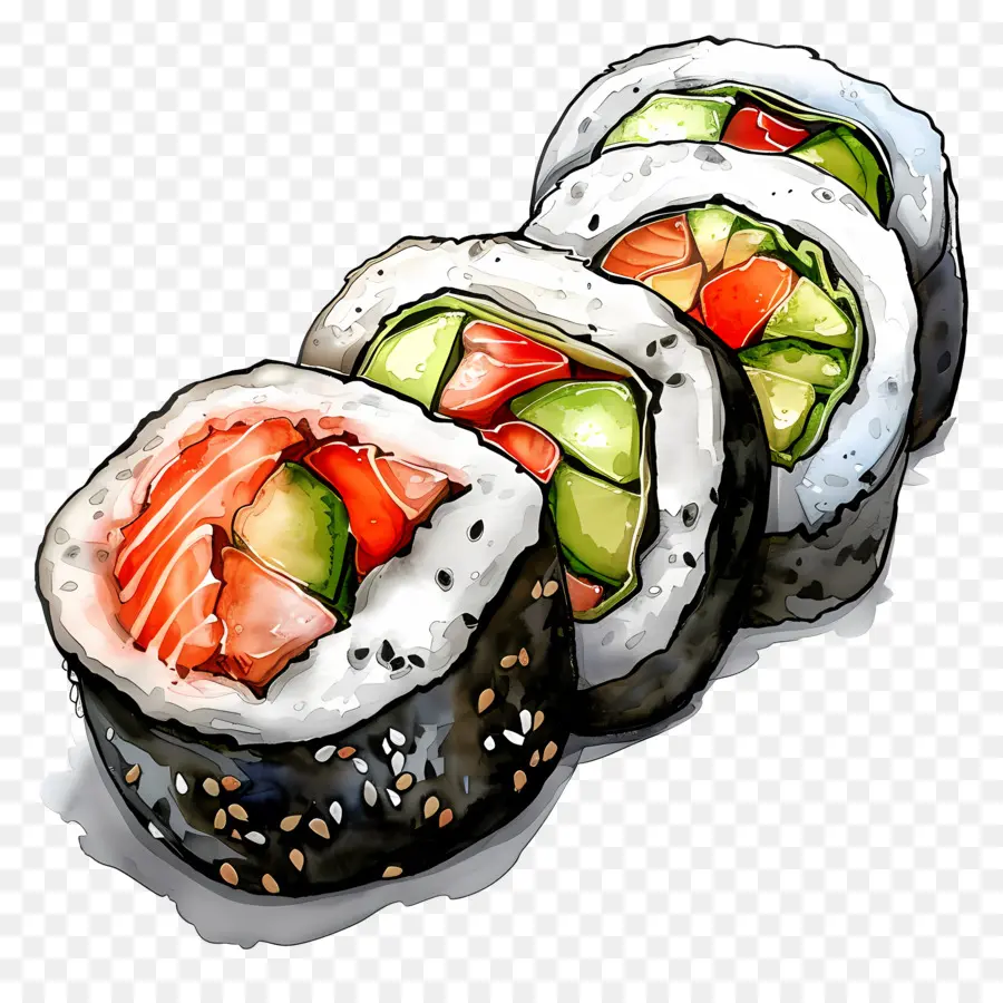 Rollos，Rollo De Sushi PNG