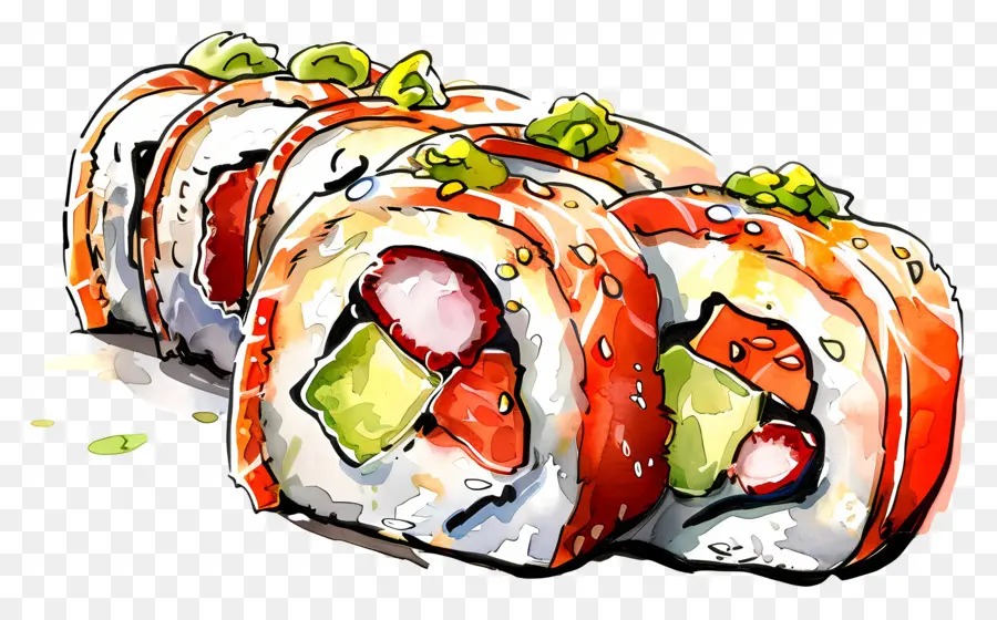 Rollos，Rollo De Sushi PNG