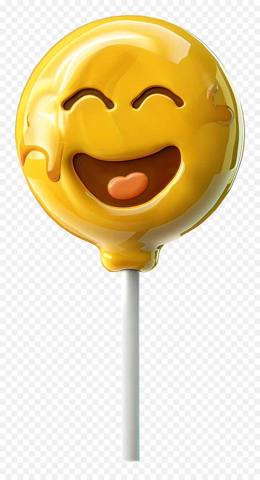 Emoji，Amarillo Lollipop PNG