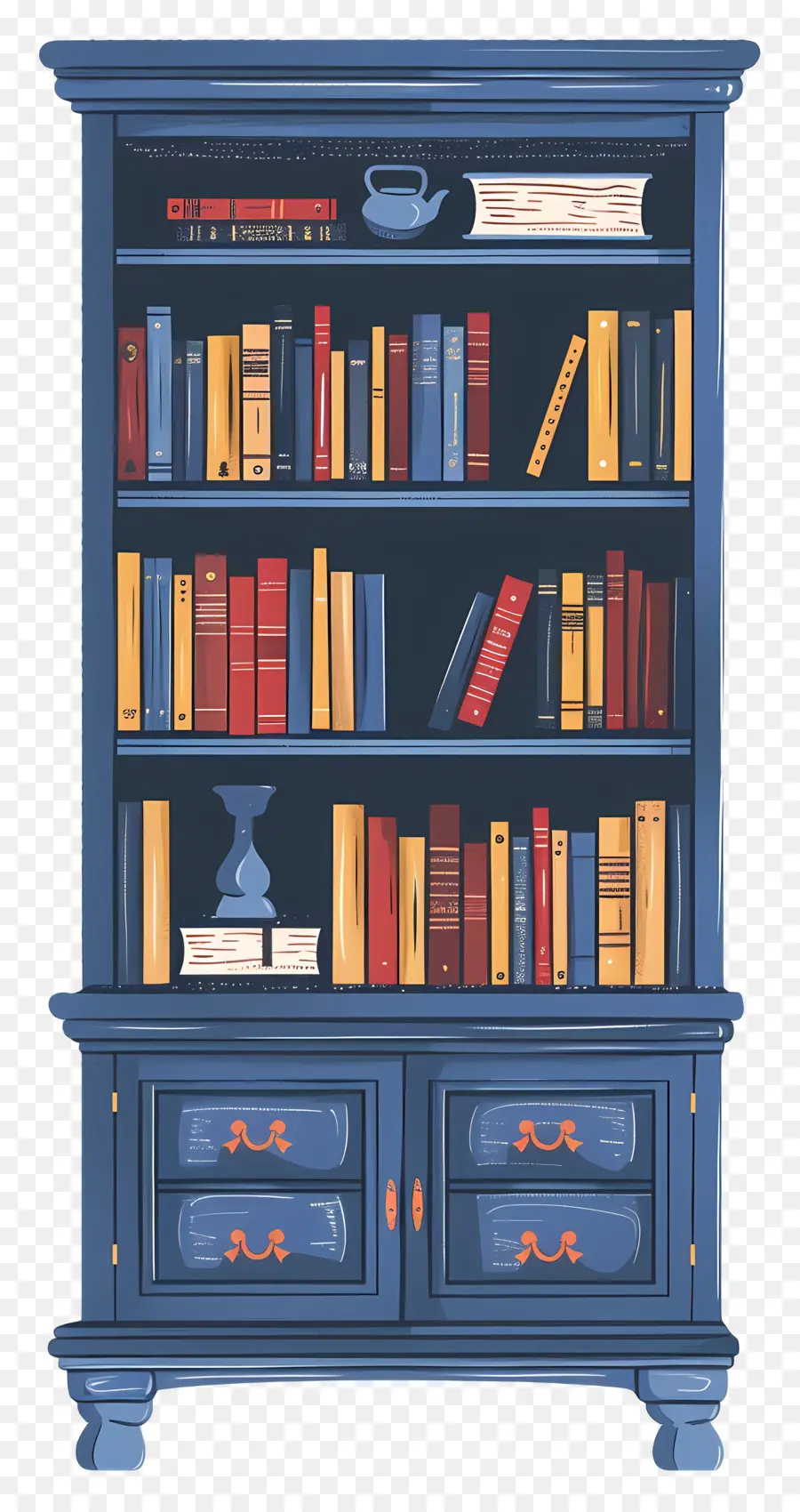 Bookshelf，Libros PNG