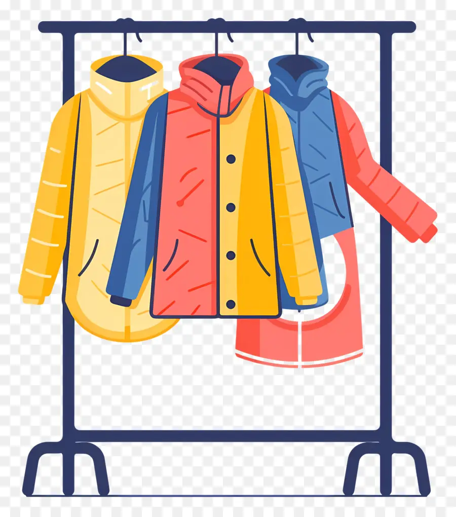 Estante De La Ropa，Chaqueta PNG