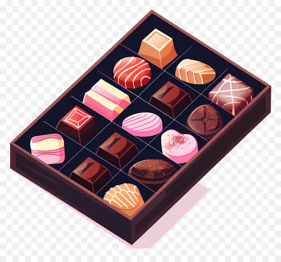 Caja De Chocolate，Chocolate PNG