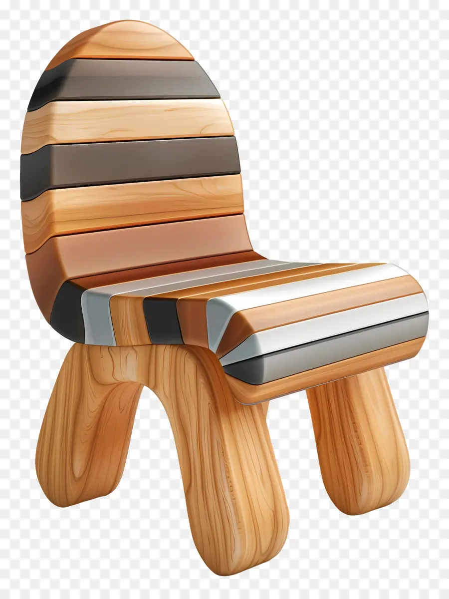 Silla De Madera，Sillón Moderno PNG