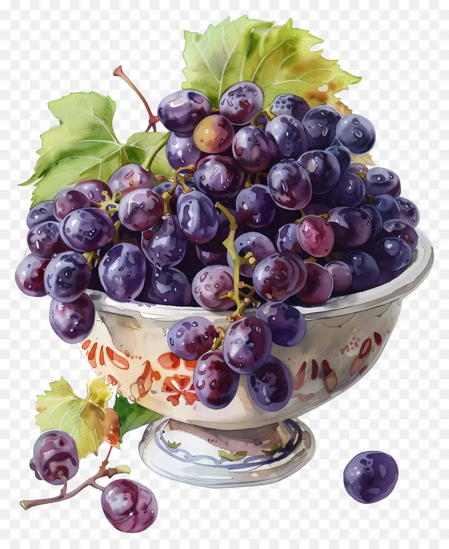 Tazón De Uvas，Las Uvas PNG