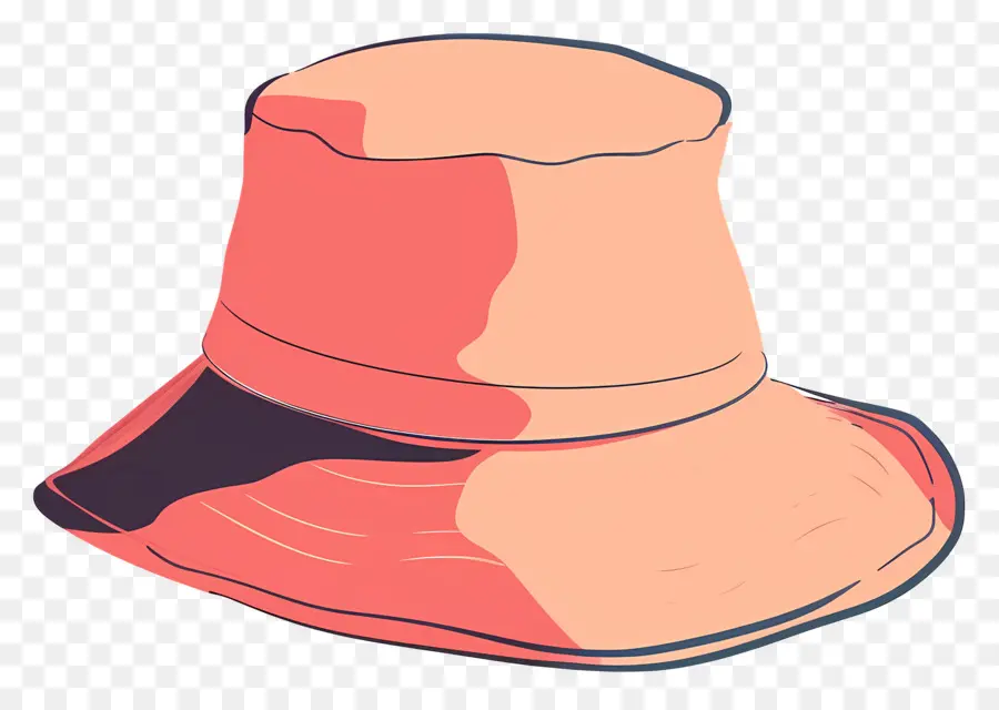 Sombrero De Cubo，Sombrero Rosa PNG