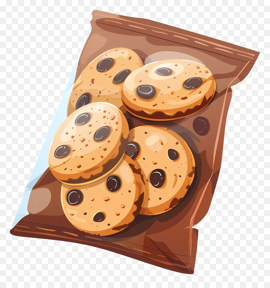 Las Cookies，Galletas Con Chispas De Chocolate PNG