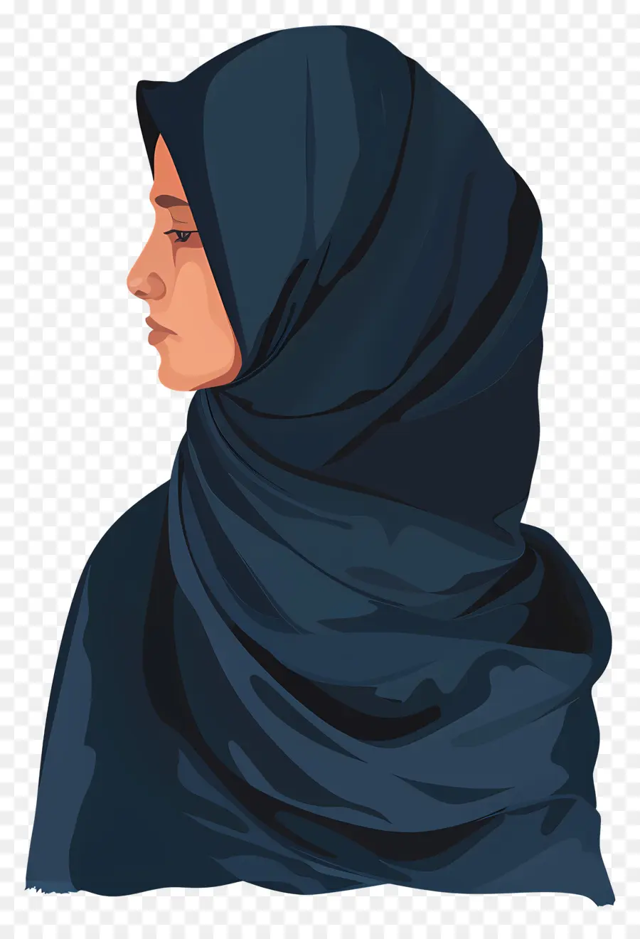 Mujer En Hijab，Hijab PNG