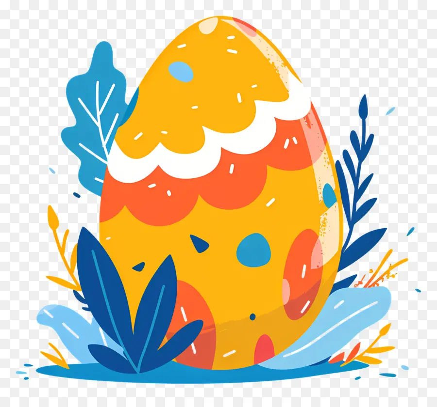 Huevo De Pascua，Decoraciones De Primavera PNG