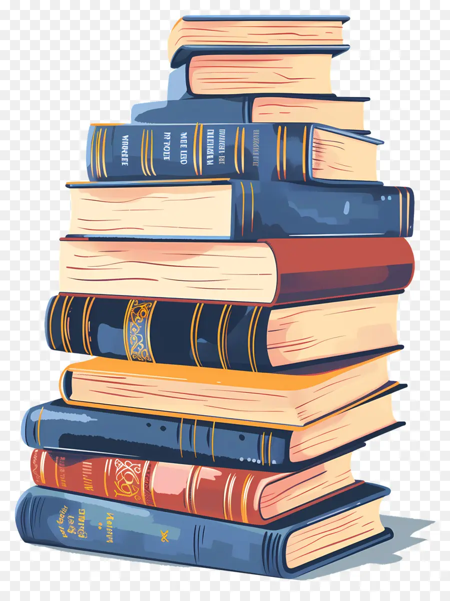 Pila De Libros，Libros PNG