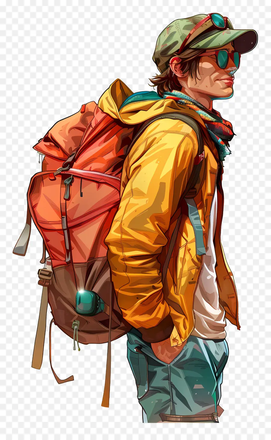 Viajero，Mochila PNG