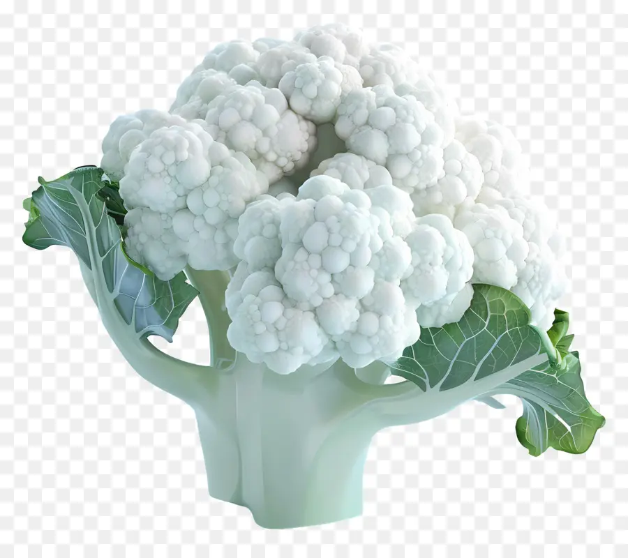 La Coliflor，Real Vs Computadora Generada PNG