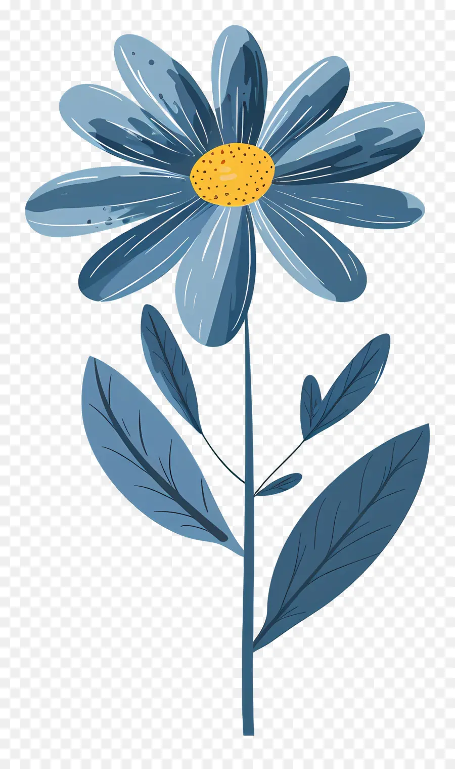 Blue Daisy，Flor Azul PNG