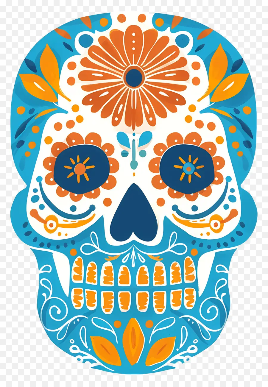 Calavera Mexicana，Calavera De Azúcar PNG