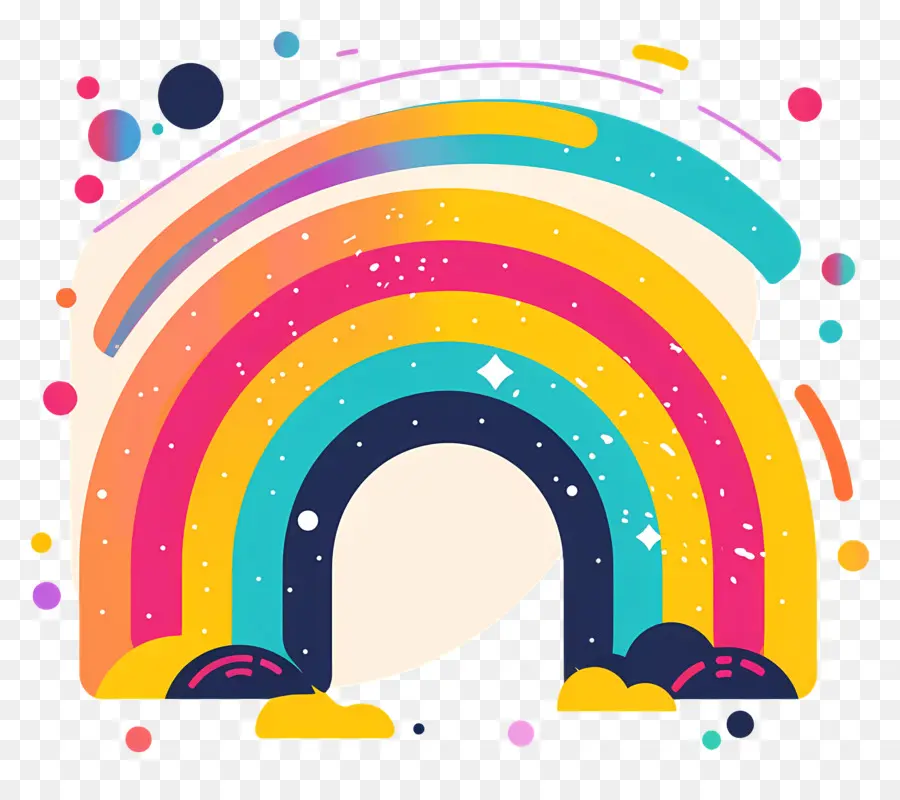 Arco Iris，Estrellas PNG