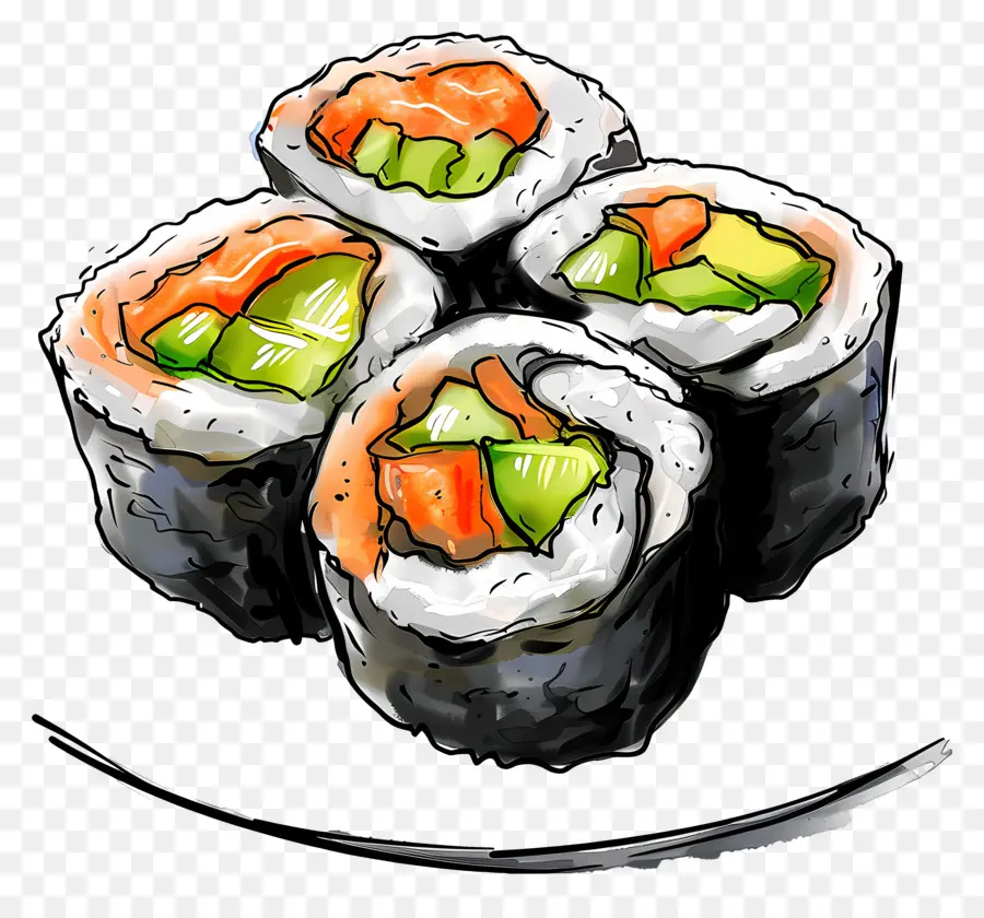 Rollos，Sushi PNG