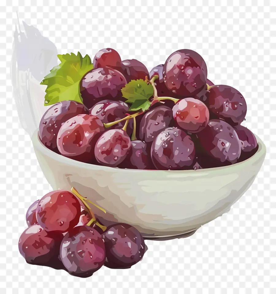 Tazón De Uvas，Las Uvas Rojas PNG