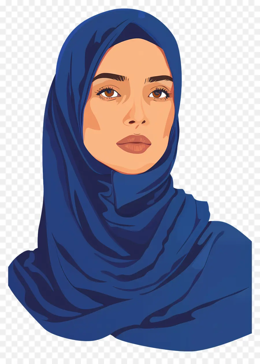 Mujer En Hijab，Mujer Musulmana PNG