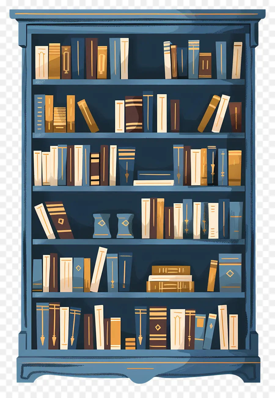 Bookshelf，Estantería PNG