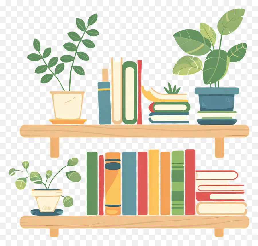 Bookshelf，Estantería PNG