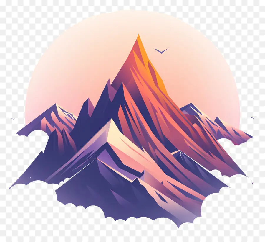 La Montaña，Mountain Landscape PNG
