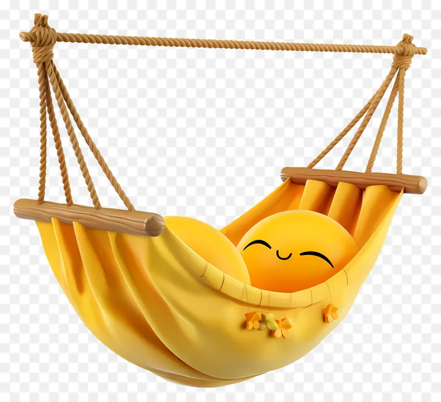 Emoji，Hamaca Amarilla PNG