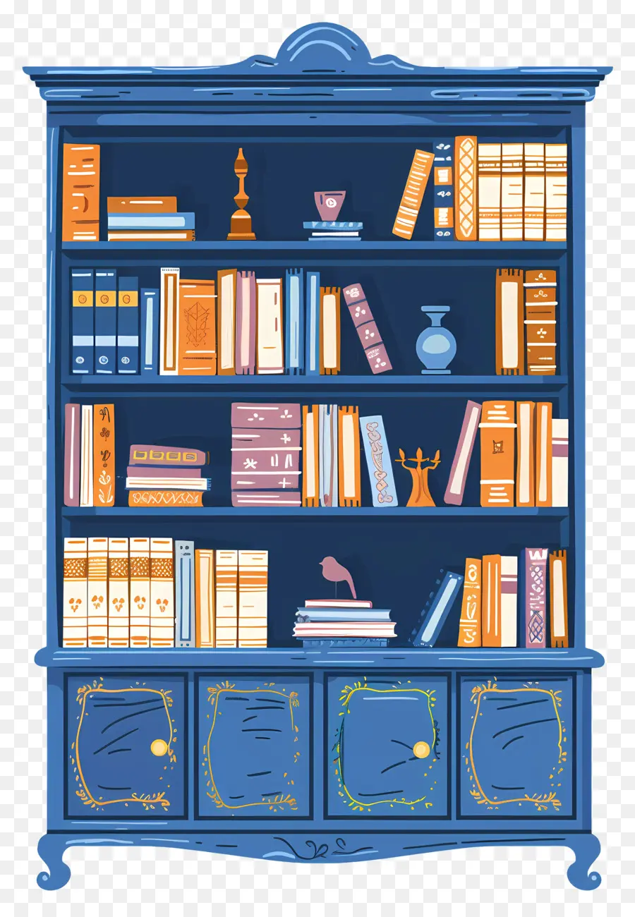 Bookshelf，Libros PNG