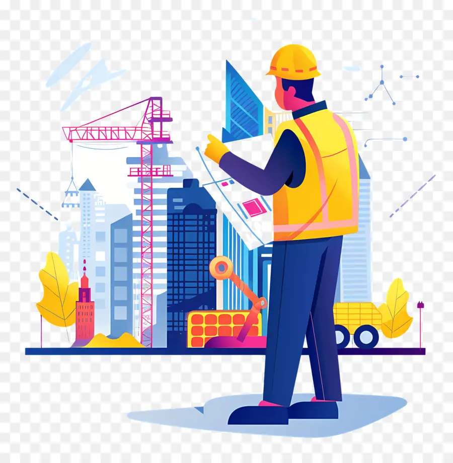 Arquitecto，Trabajador De La Construcción PNG