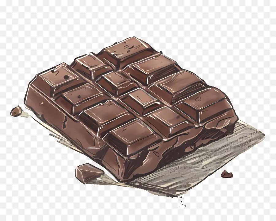 Barra De Chocolate，Chocolate PNG