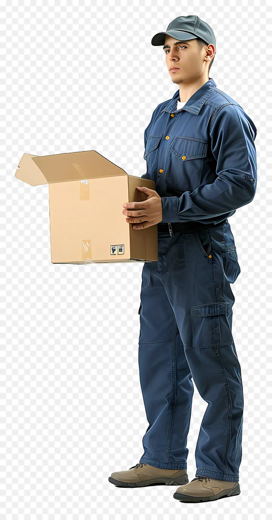 Trabajador De Correos，Hombre De Entrega PNG