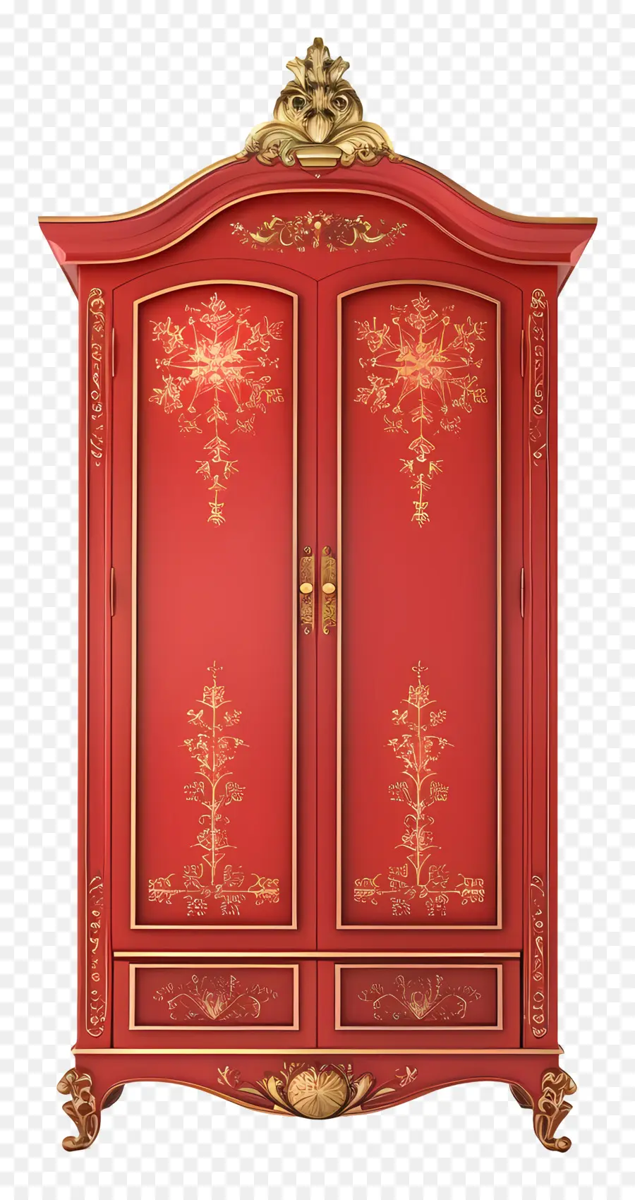 Armoire，Armario De Madera Roja PNG