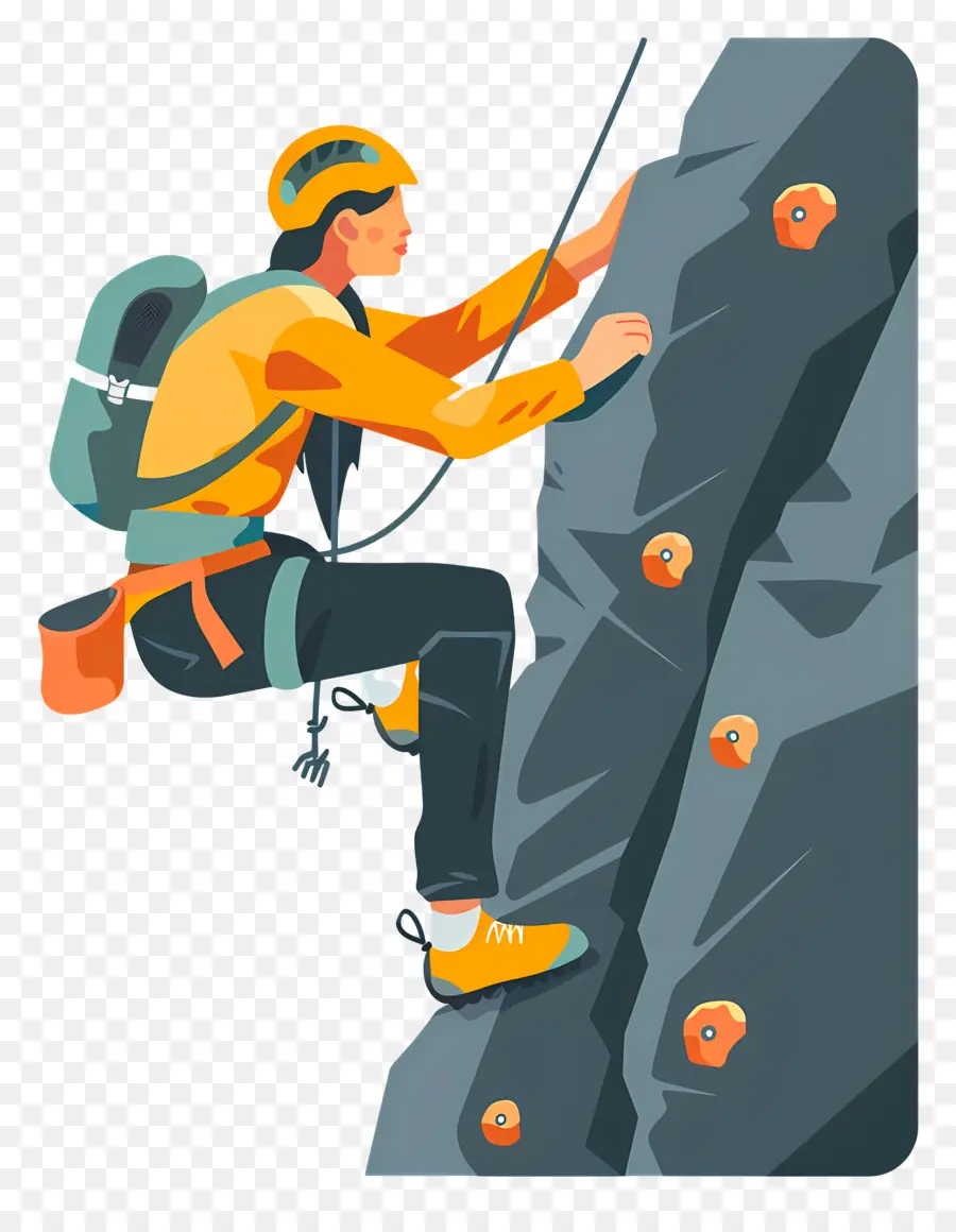 La Escalada En Roca，Acantilado PNG