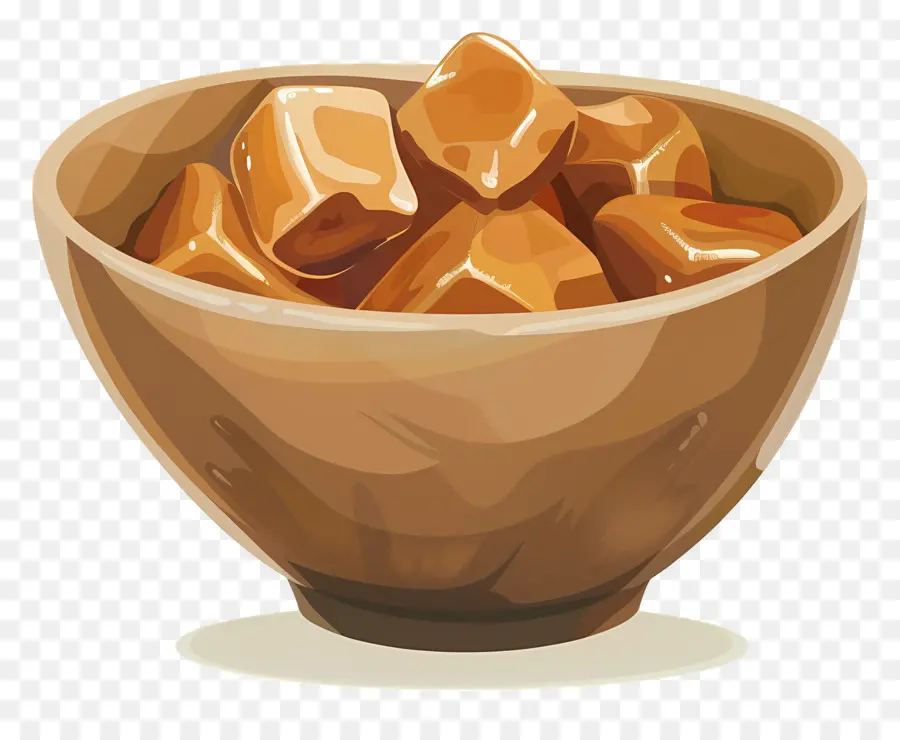 Caramelo De Toffee，Tazón De Fuente PNG