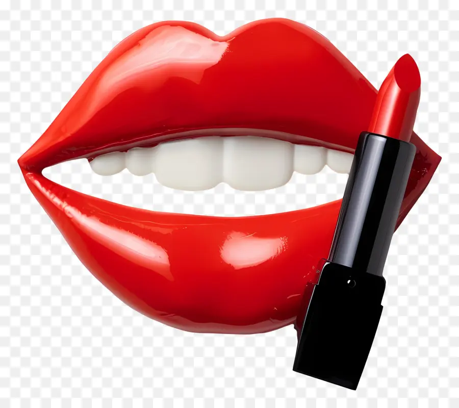 Emojis，Labios Rojos PNG