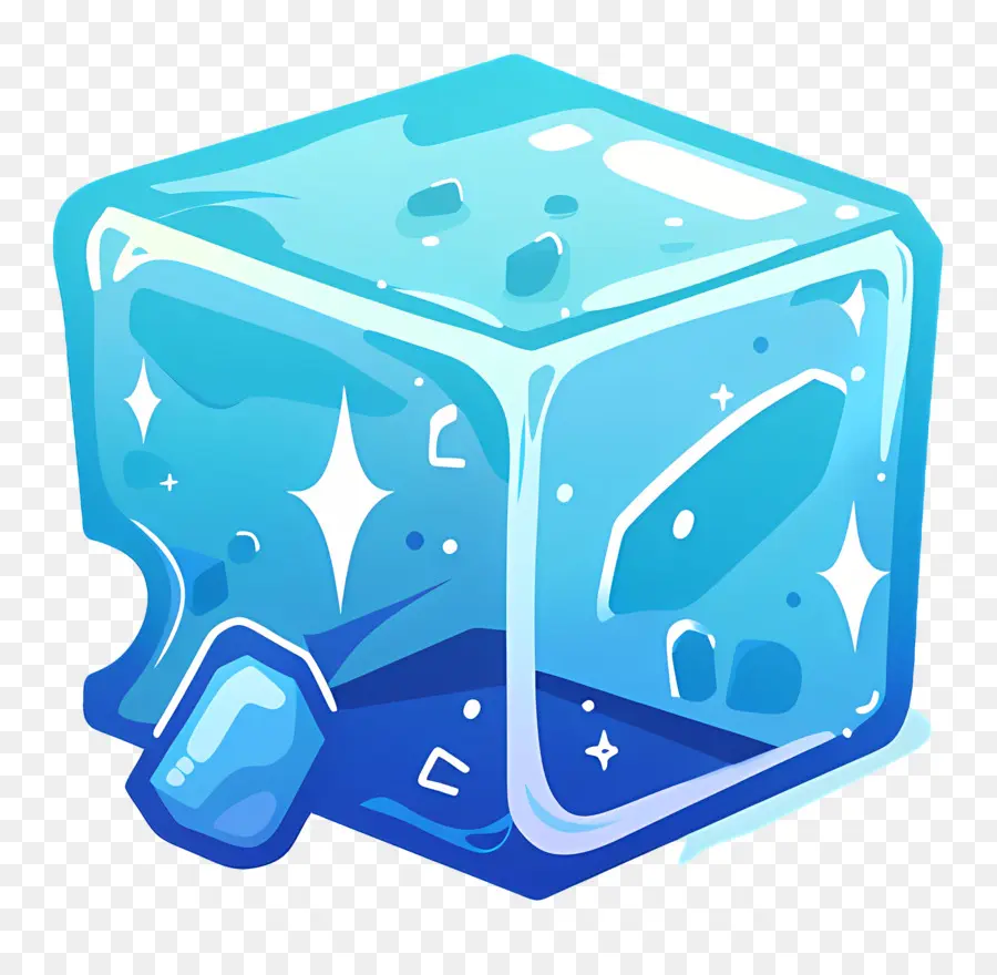 Cubo De Hielo，Cristal PNG