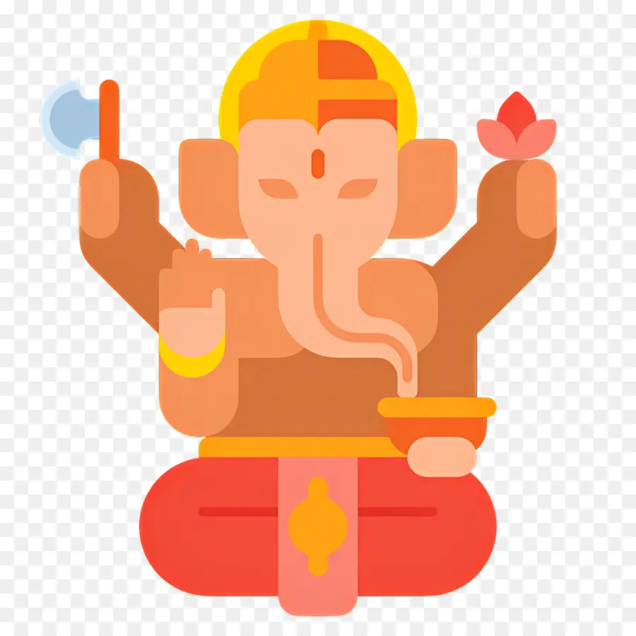 Ganesh Chaturthi，El Señor Ganesh PNG