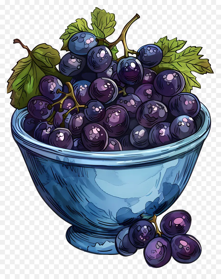 Tazón De Uvas，Fruta PNG