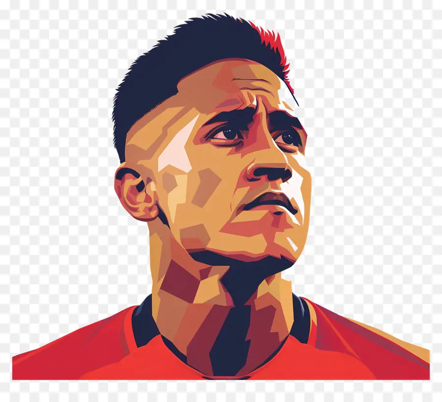 Alexis Sánchez，Jugador De Fútbol PNG