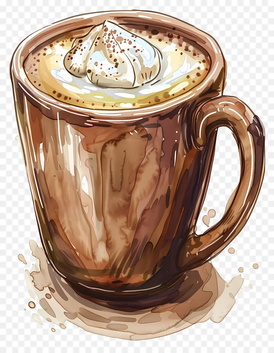 Taza De Cacao，Chocolate Caliente PNG